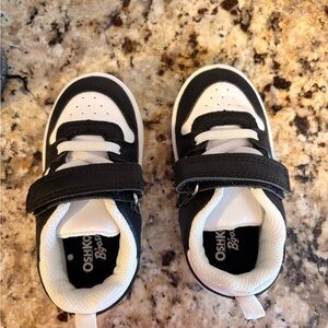 OshKosh B'gosh Black and White Toddler Shoes